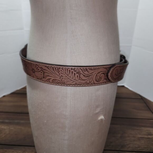 West Star Genuine Leather Belt  (Lg) Brown main image 4